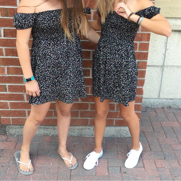 GARAGE Off-the-Shoulder Mini Dress - Picture 2 of 7